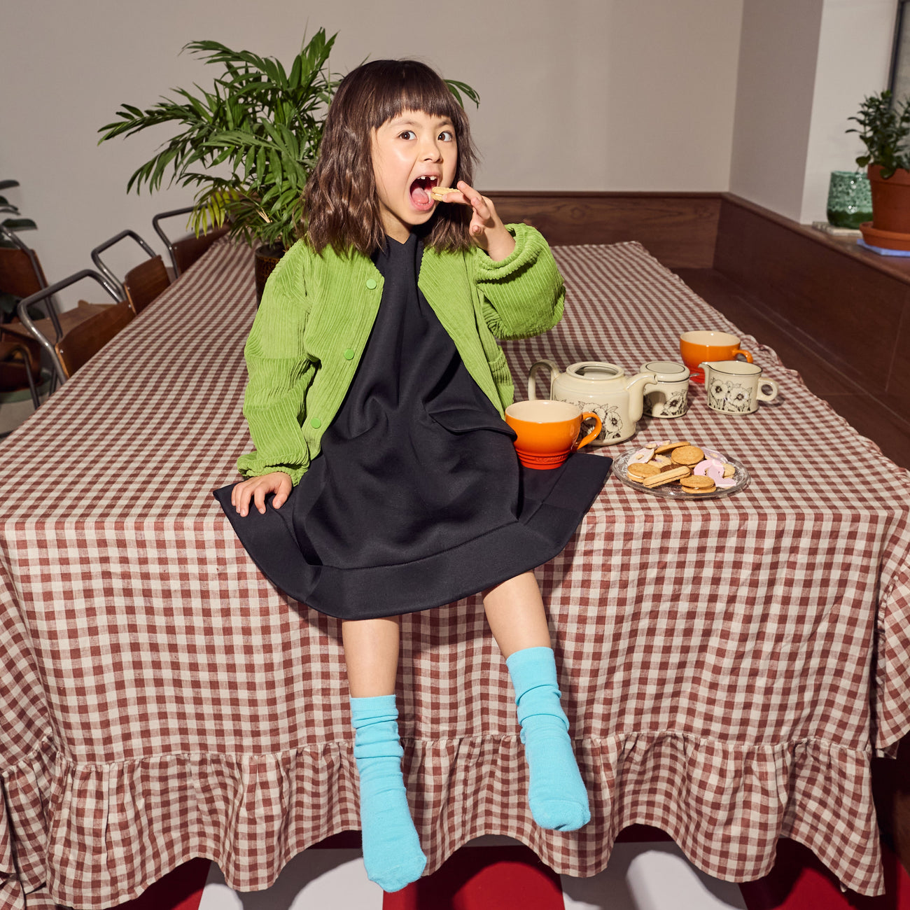 Avery Scuba Black Tunic Dress